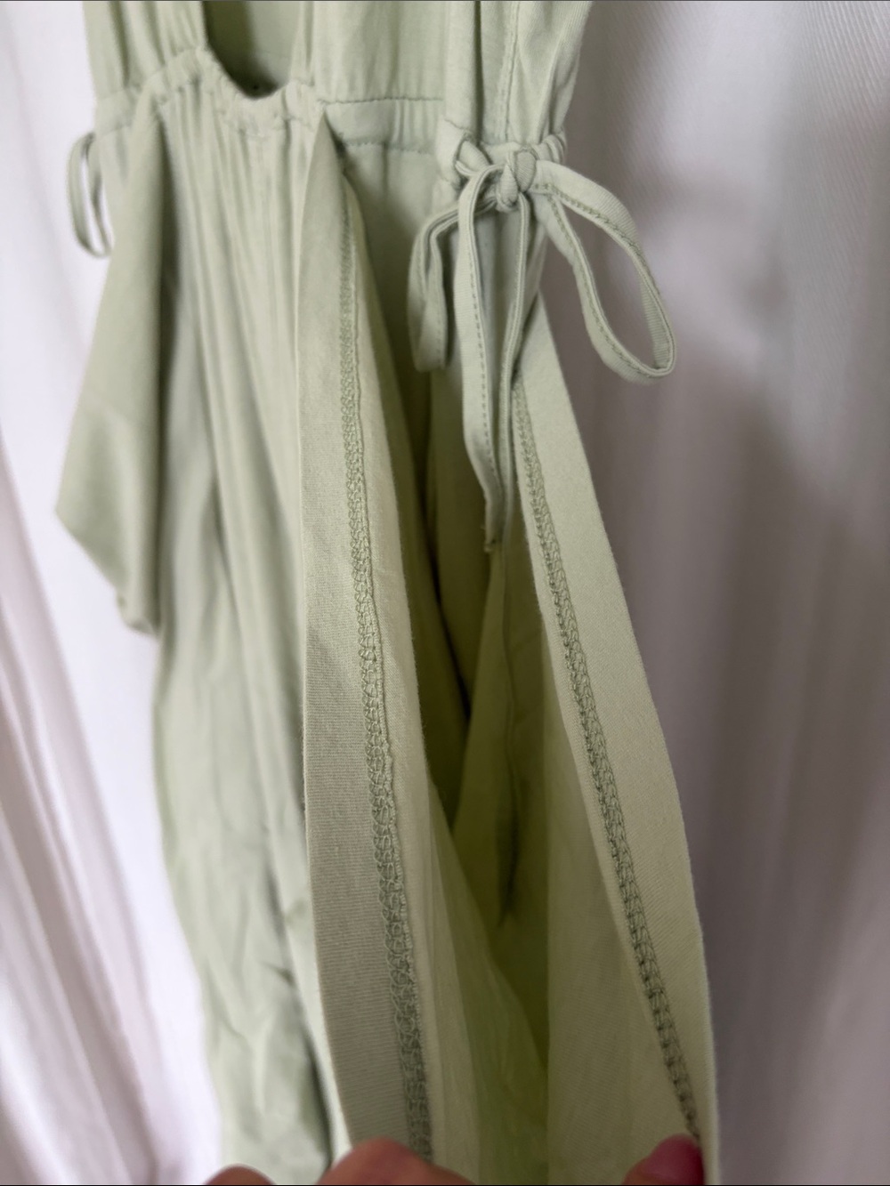 Anthropologie The Bond Jumpsuit Sage Scoop-Neck Wide-Leg Jumpsuit - Picture 3 of 8